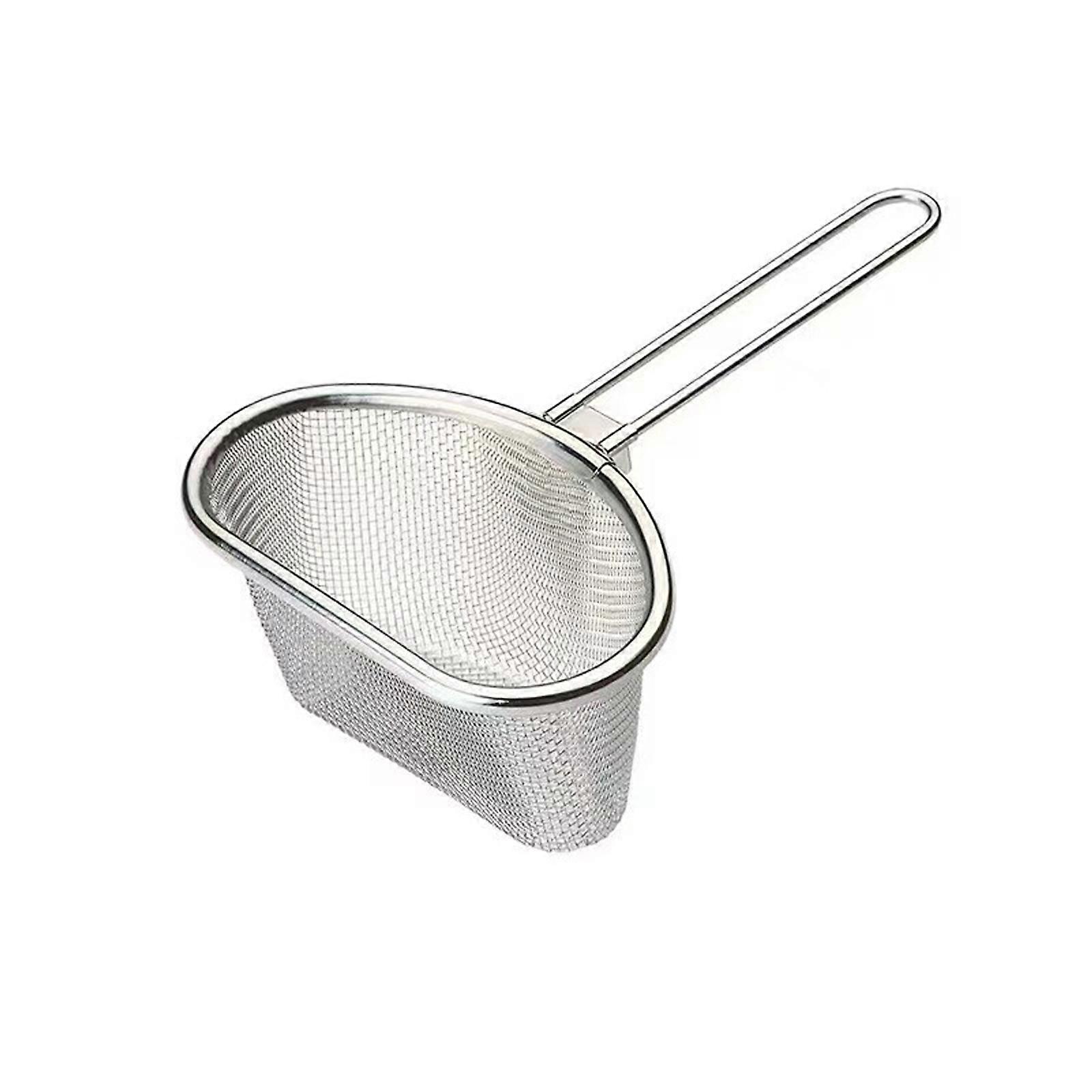 User Friendly Kitchen Tool Comfortable Ergonomic Handle Colander Spoon Multifunctional Skimmer Ladle With Long Handle Multicolor