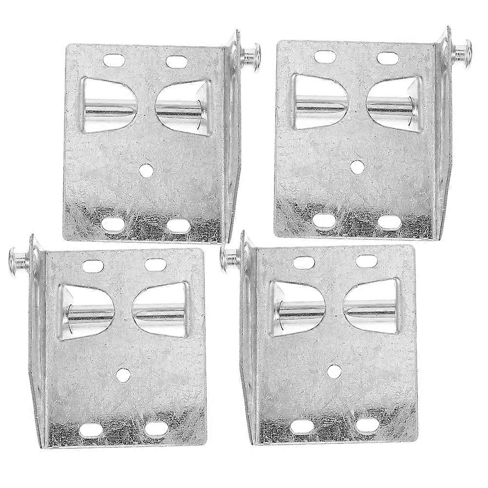 2Pairs Garage Door Bracket Iron Bottom Section Replacement for Residential Use