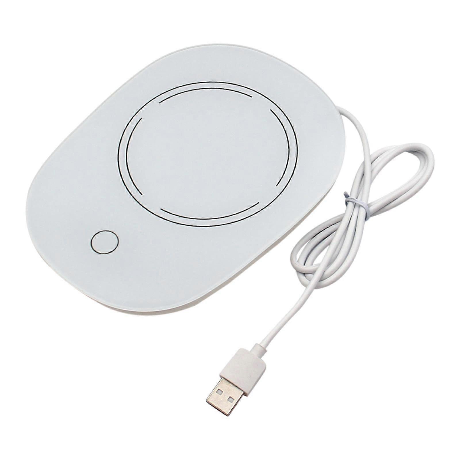 Coffee Cup Warmer USB with 55°C Constant Temperature, 3 Modes, Gravity Activate for Home Office