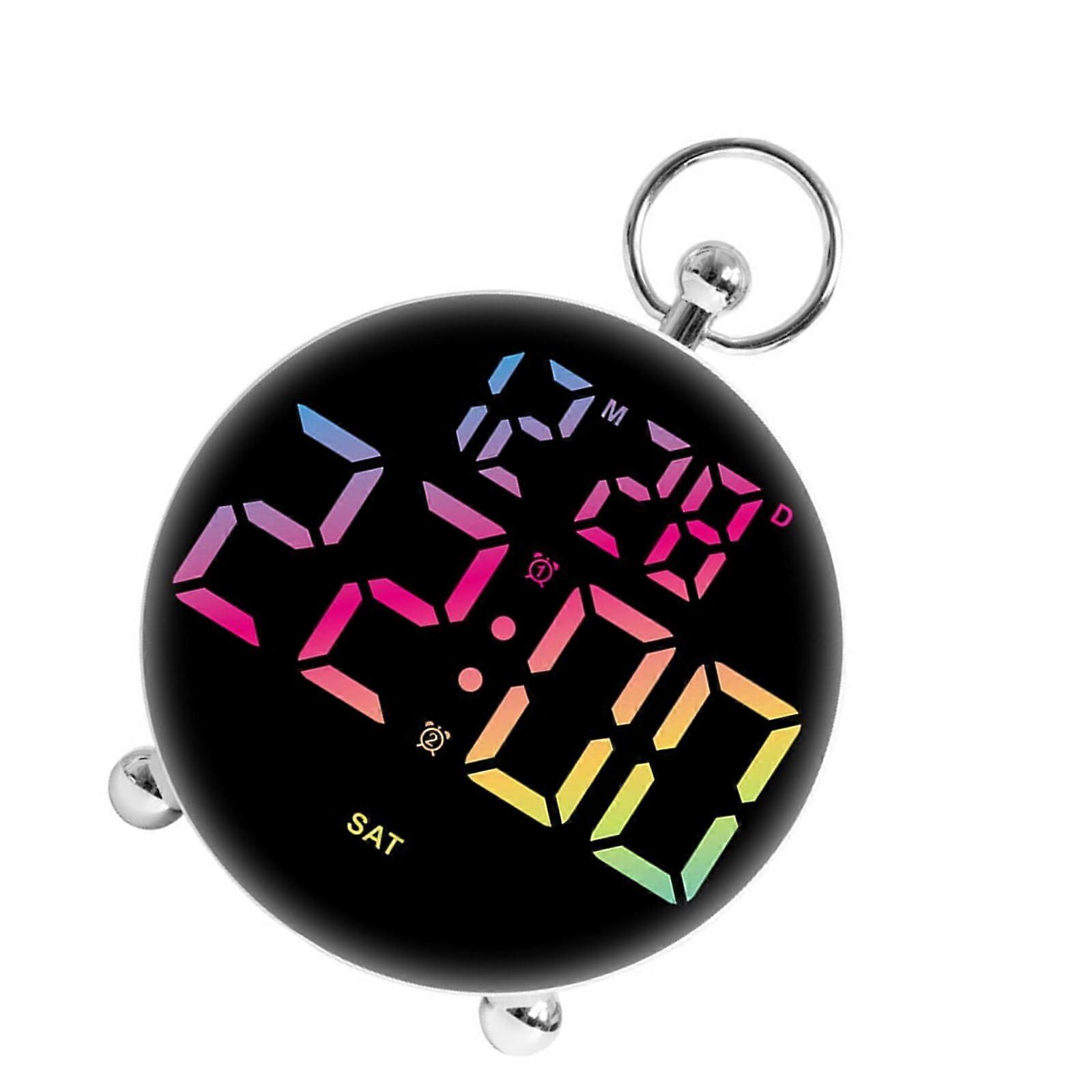 LED Digital Alarm Clock with Large Display, Dual Alarms, Date and 24Hour Time for Home Bedroom