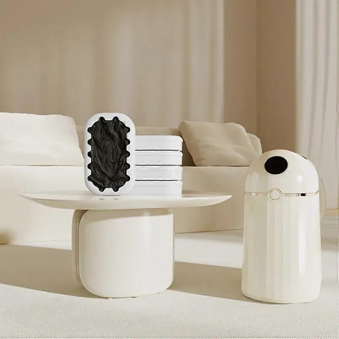 Automatic Packing Garbage Bag Thickened Without Breaking Point Black Automatic Packing Special Garbage Box 6pcs