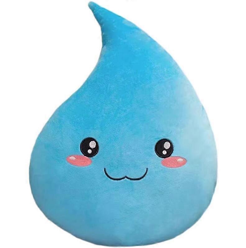 Simulation WaterDrop Plush Pillow 55cm Circle Eyes Soft Hugging Cushion for Sofa and Bed