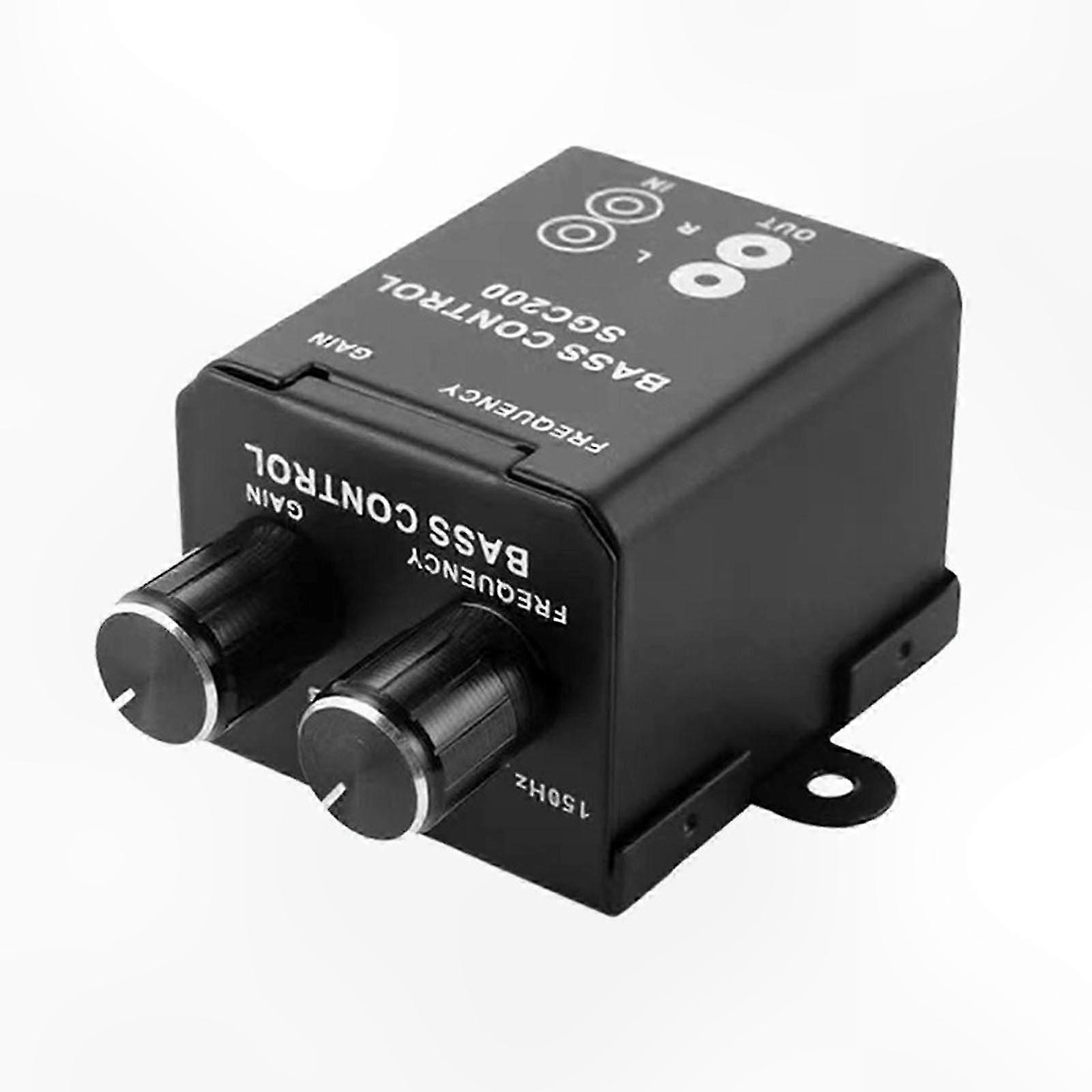 Adjustable Bass Control Knob for Car o Systems Subwoofer Stereo Regulator with Remote Functionality