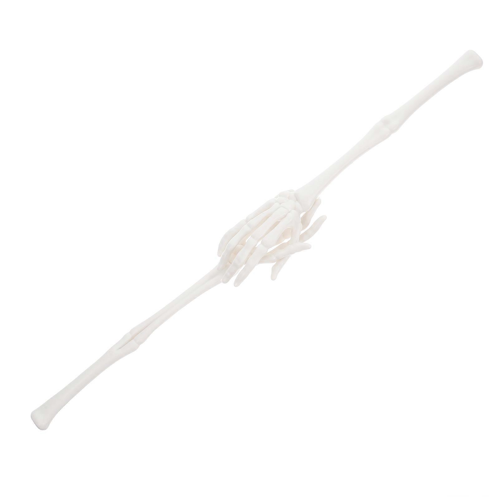Halloween Skeleton Hand Prop Plastic Skeleton Salad Tong for 1Pair