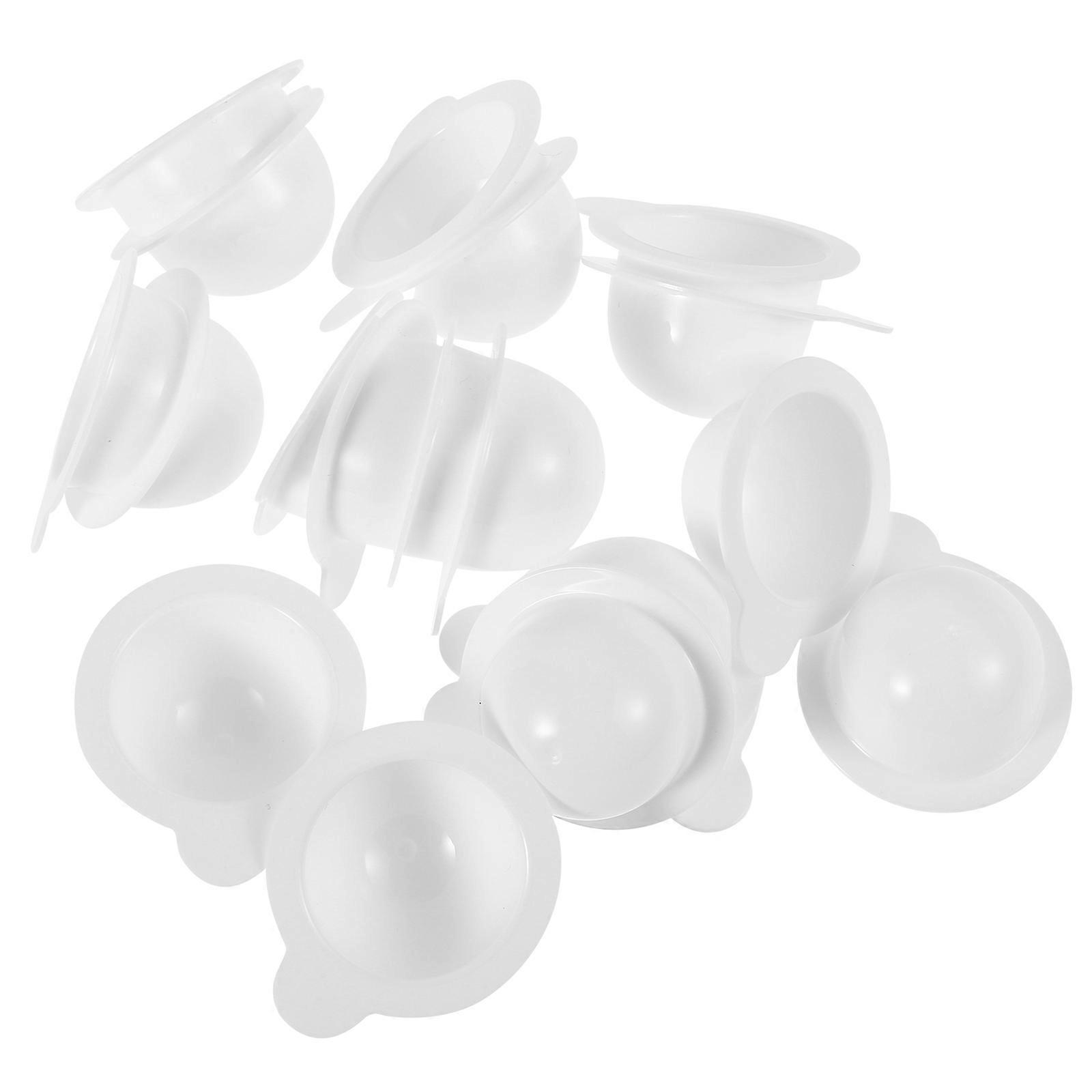 Plastic Facial Lotion Cream Cup Multi-Functional Sample Container 20Pcs