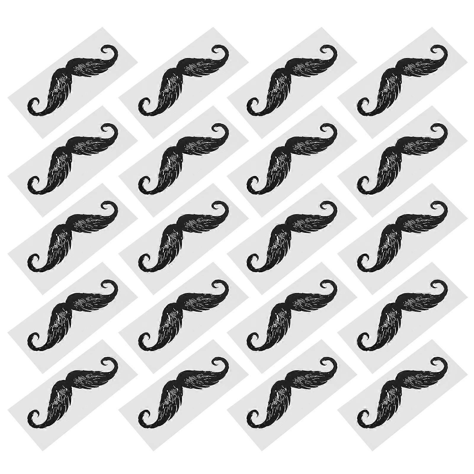 Protective Beard Stickers Mustache Protector for Depilation 40Pcs Set