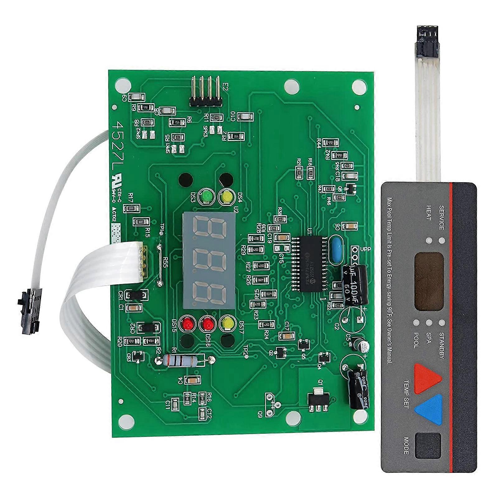 High Durability Keyboards Set Replacement for Pool Spa Heaters Features Quick Setups and Smarted Control. Multicolor