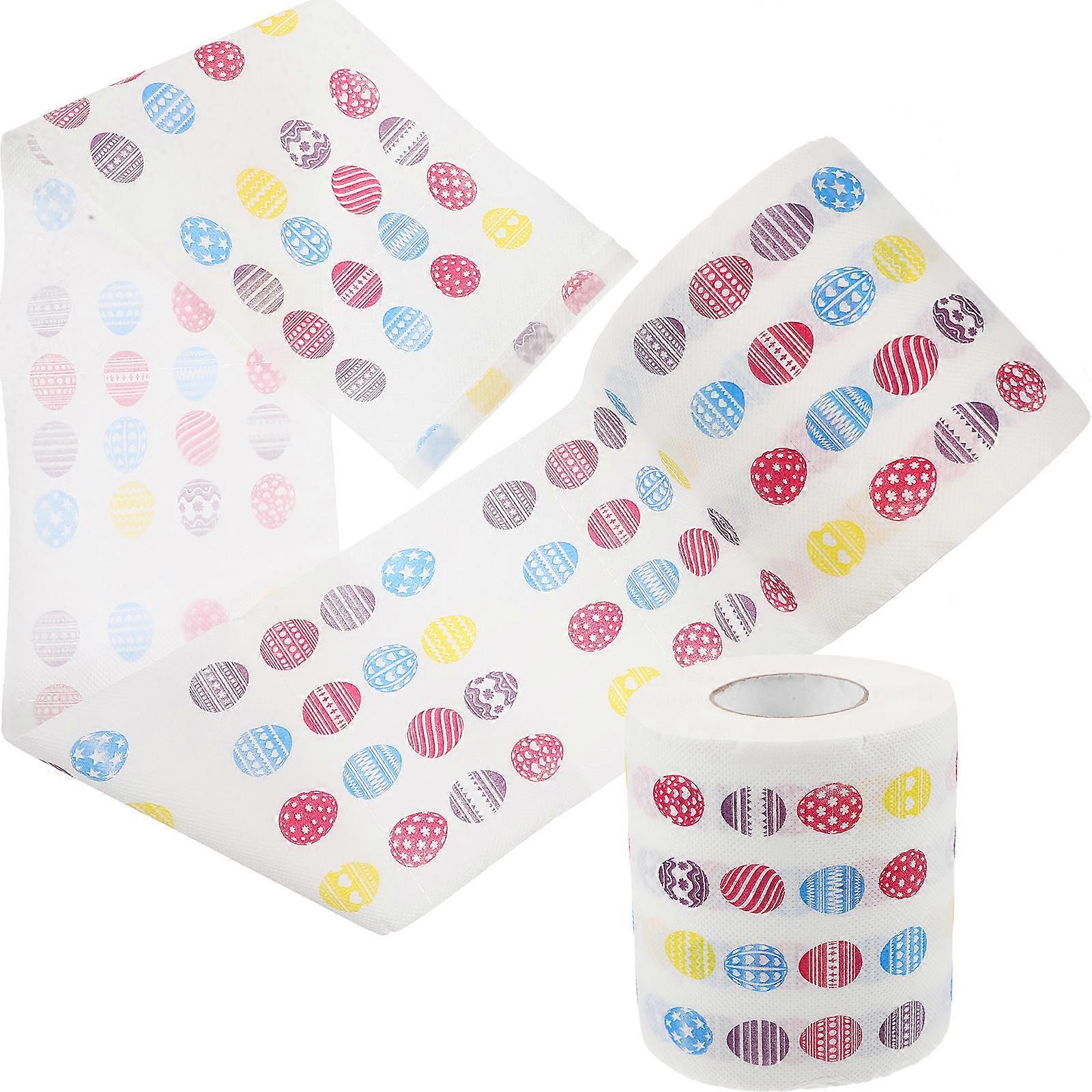 Decorative Easter Toilet Paper Roll for Home Use with 8 Rolls