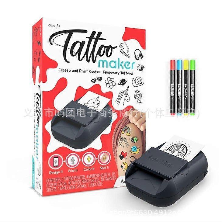 Hello Blink Tattoo Maker Create and Print Custom Temporary Body Art for Kids Ages 8+  DIY Activity for Parties, Gifts & Creative Fun