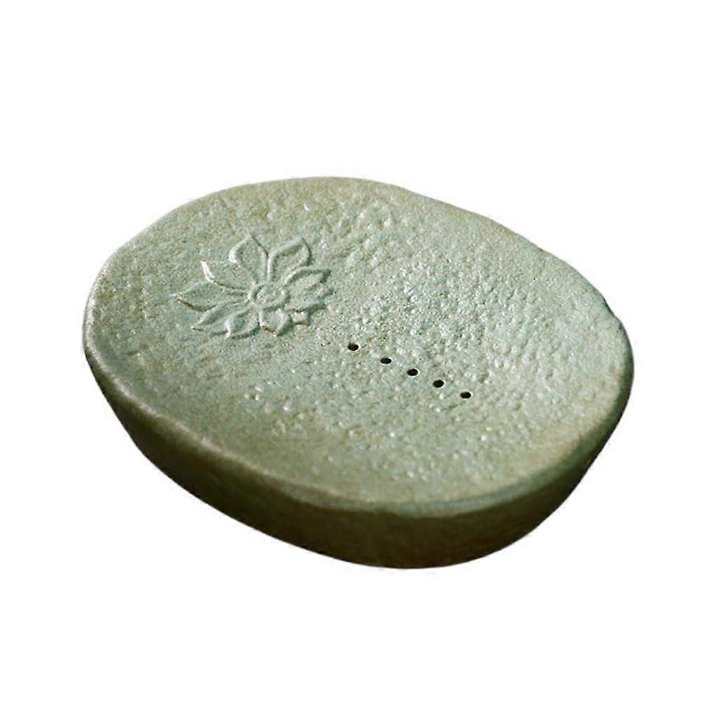 Gongfu Tea Tray Ceramic Small Retro Kung Fu Tea Table with Water Storage for Home and Office