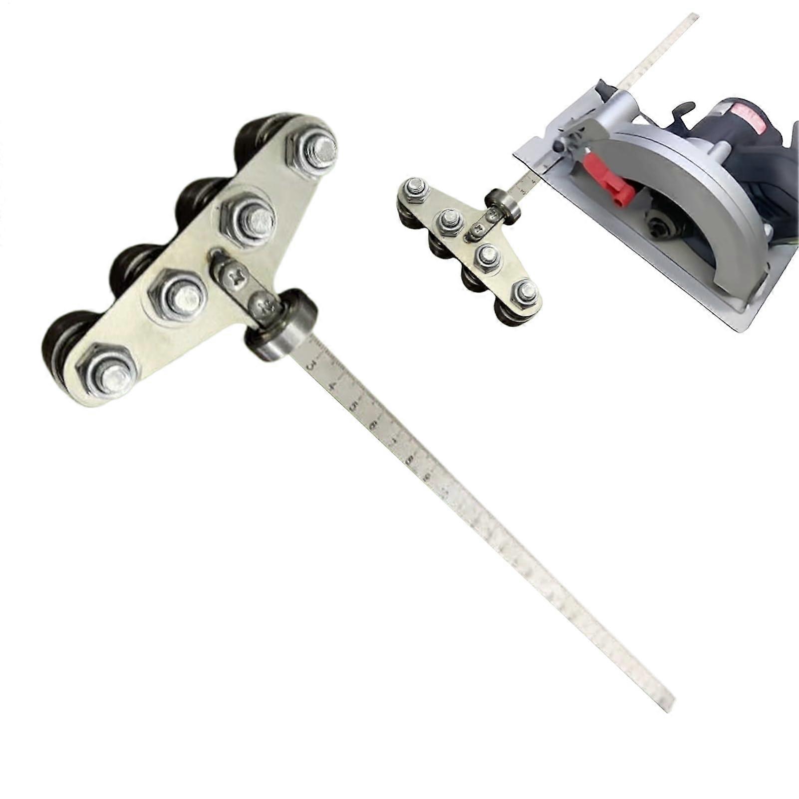 Precision Cutting Guide with Adjustable 60cm Rail for Woodworking and Metal Fabrication