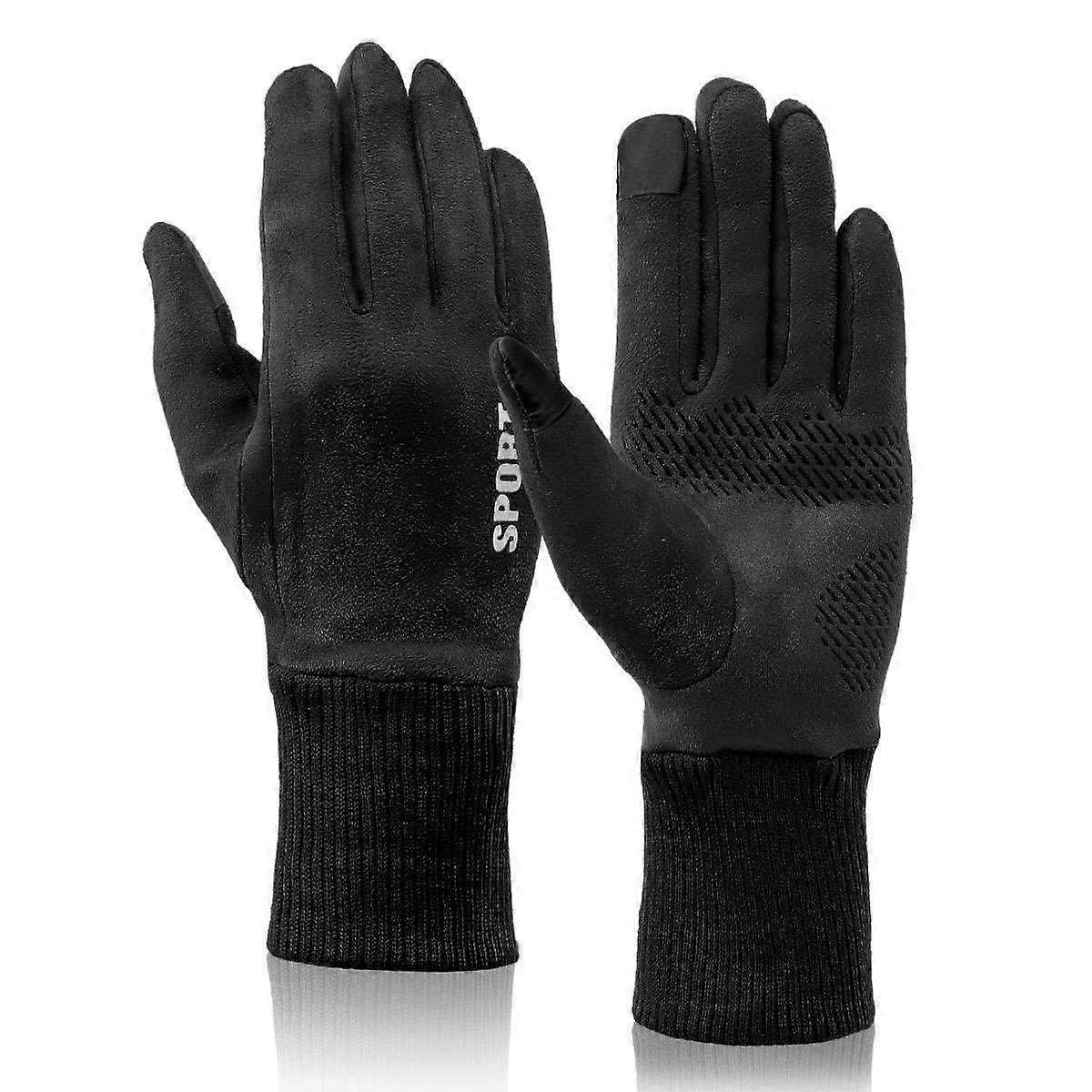 Winter Thermal Gloves Touch Screen Cold Weather Workout Running Cycling Training