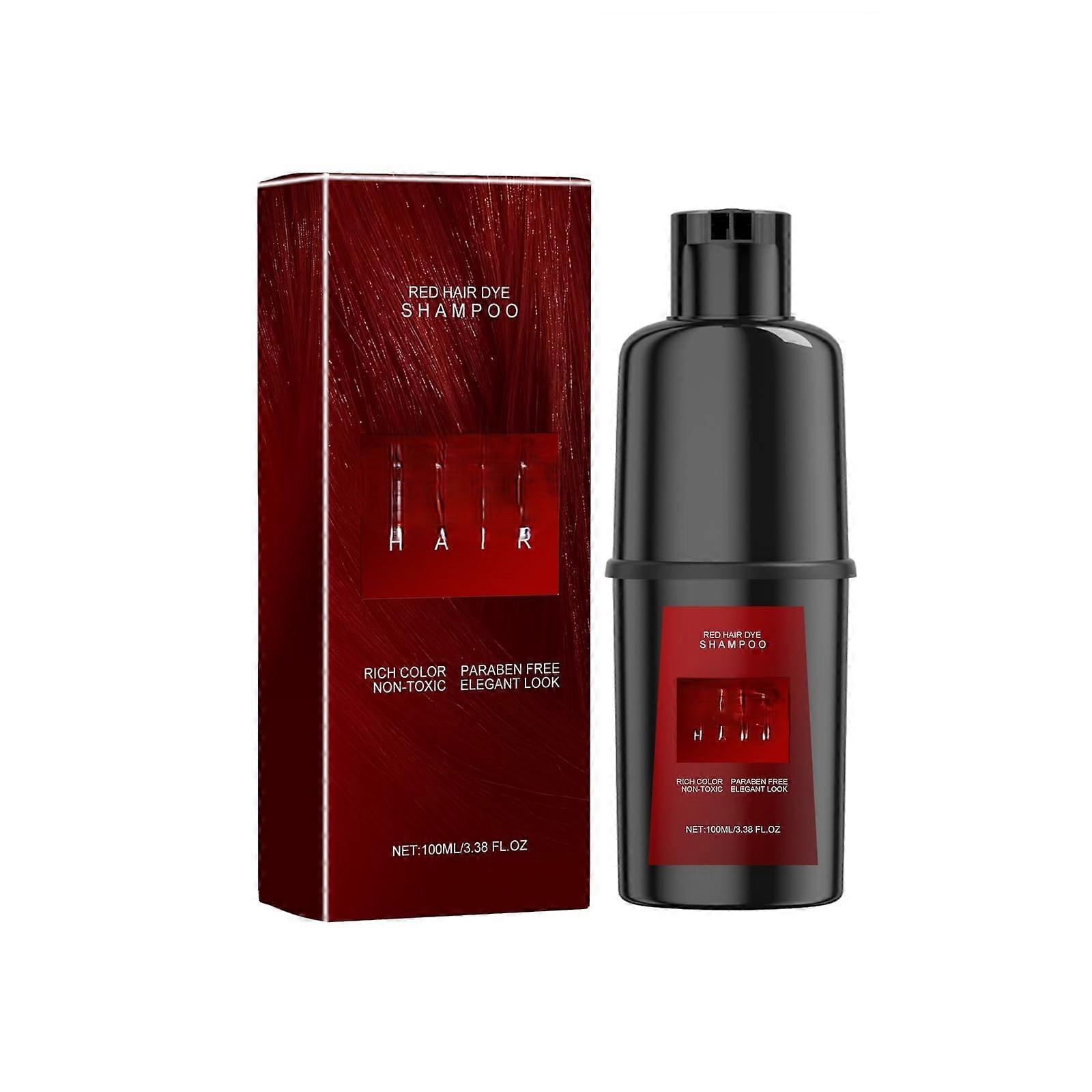 Hair Dye Shampoo 2 in 1 Wash with Instant Color Application for Longlasting Vibrant Color