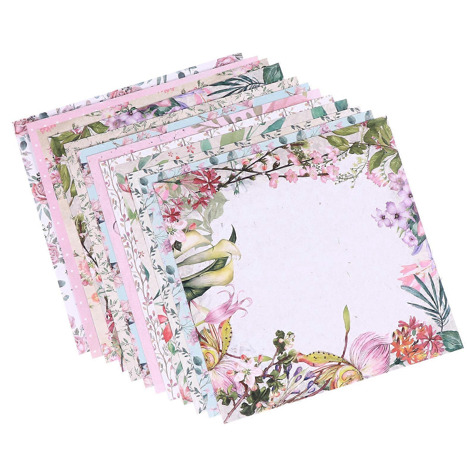 Decorative Paper Pattern Paper for DIY 24 Sheets Scrapbook Craft Material