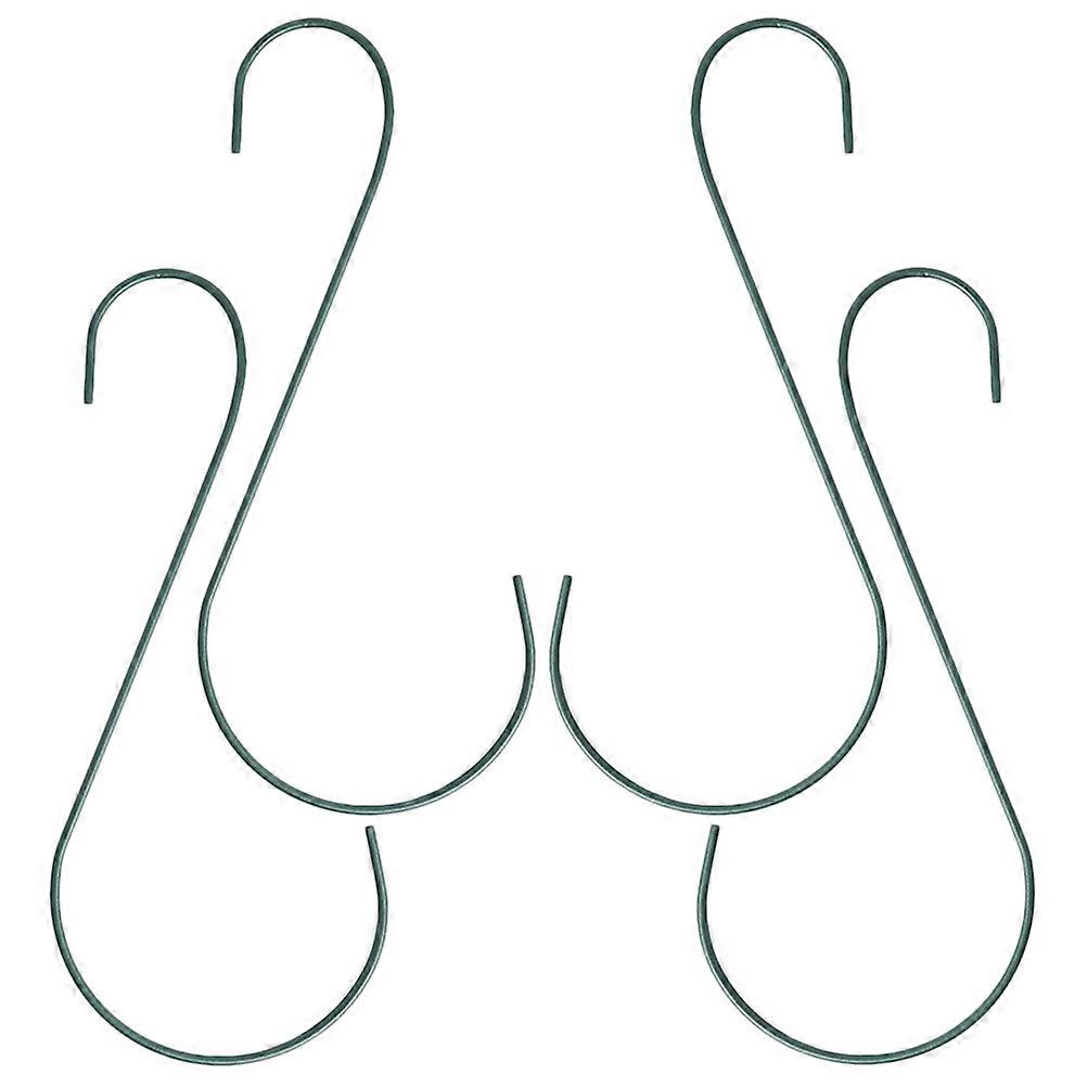S Hook Feeder Hook for Hanging 4Pcs Green Use