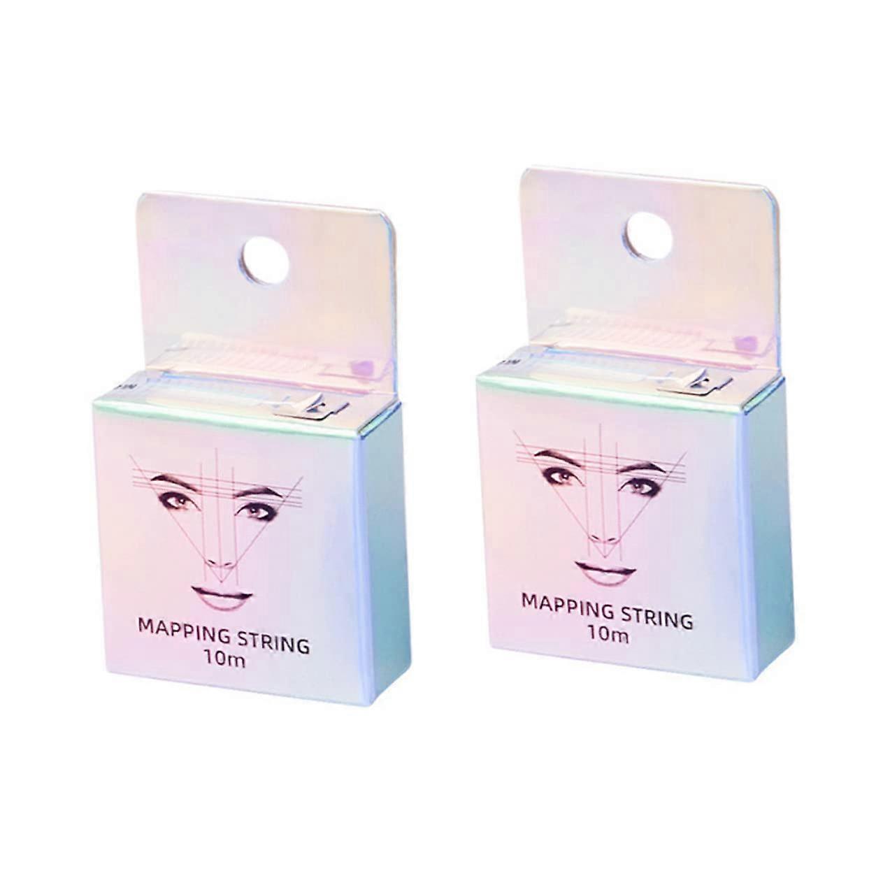 Eyebrow Mapping Tool Set for Precise Shaping and Symmetry with Flexible Ruler for Microblading