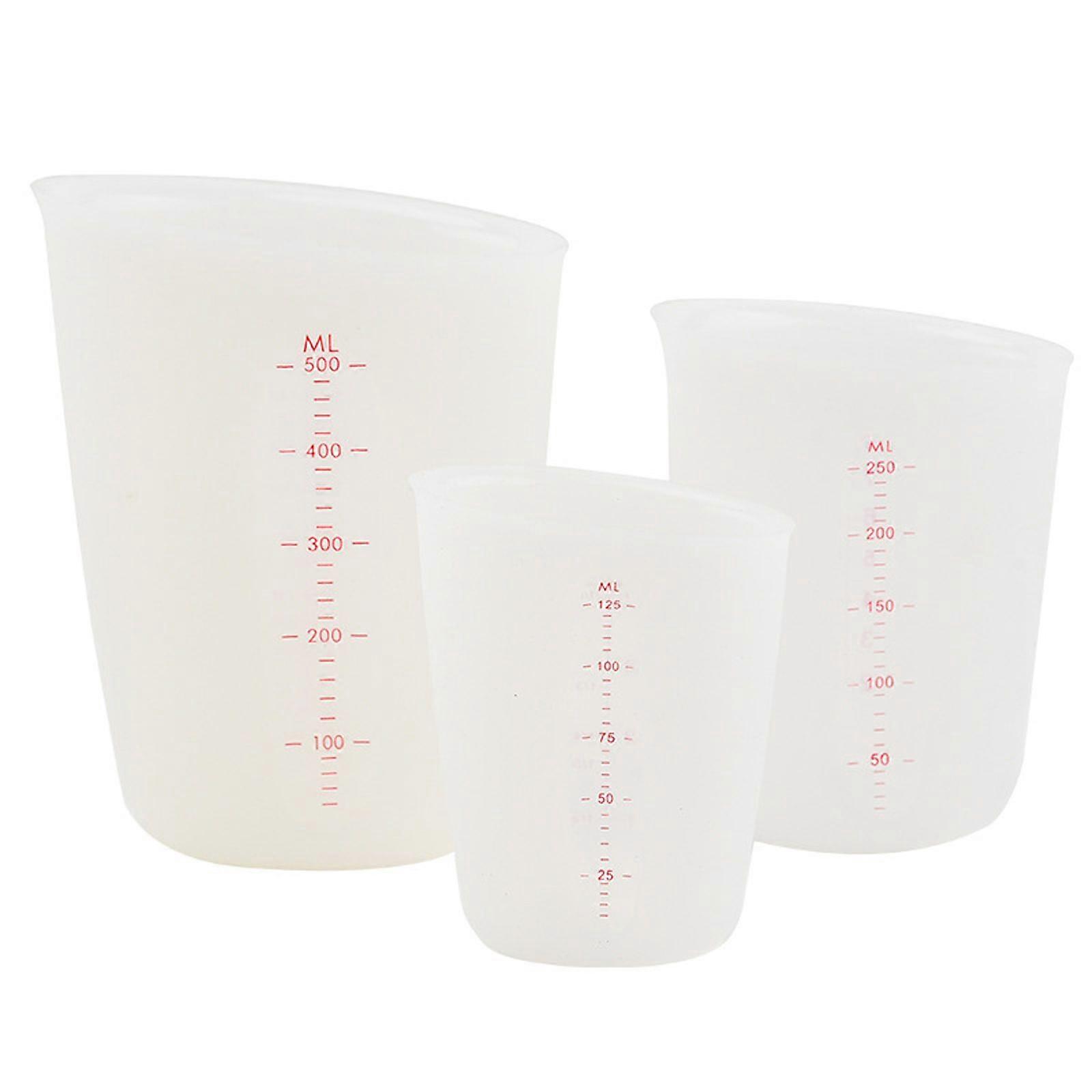 3Pcs Multipurpose Measuring Cups Epoxy Mixing Cups Liquid Container Cups