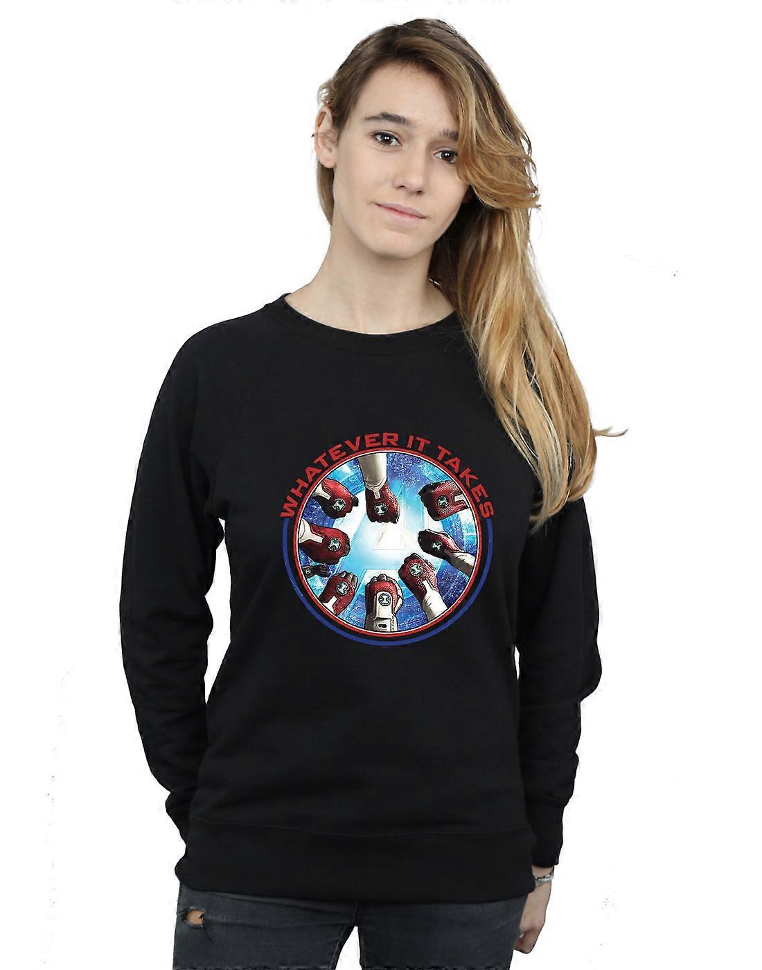 Marvel Women's Avengers Endgame Whatever It Takes Fists Sweatshirt