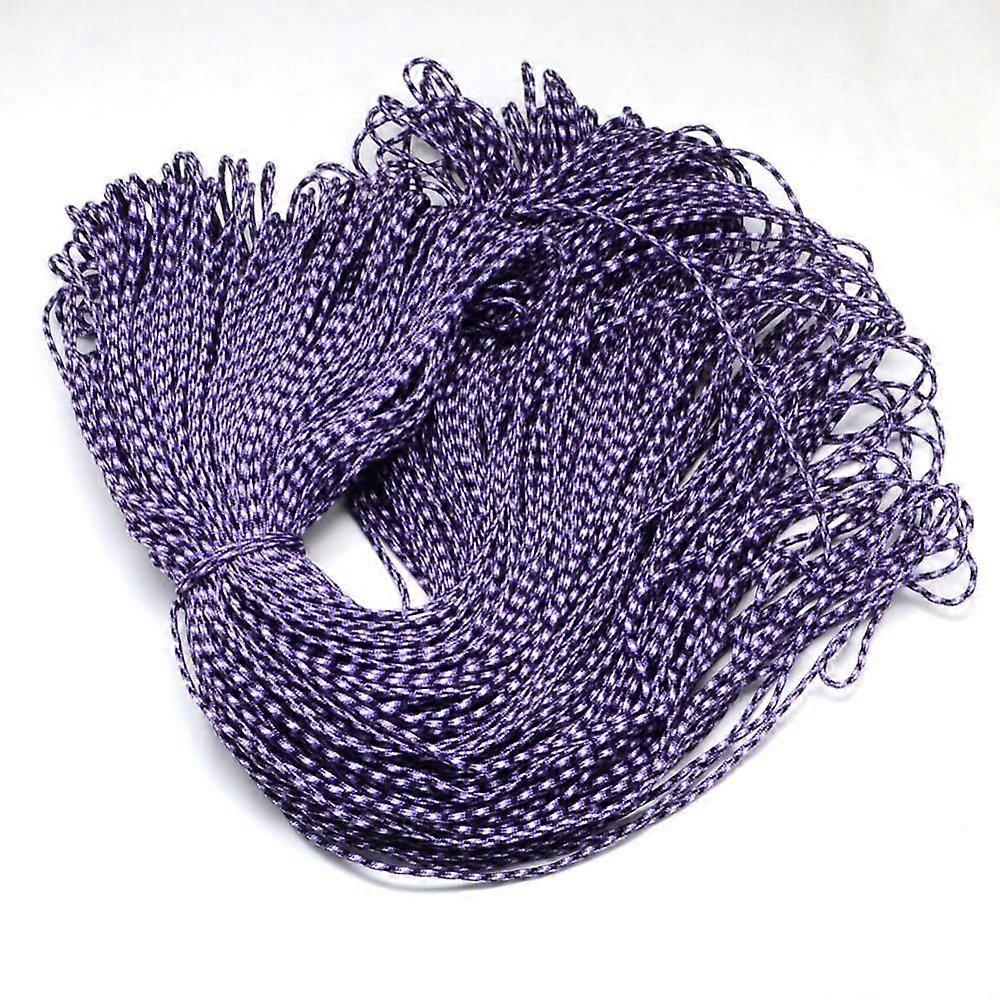Polyester & Spandex Cord Ropes 1 Inner Core Dark Violet 2mm about 109.36 yards(100m)/bundle