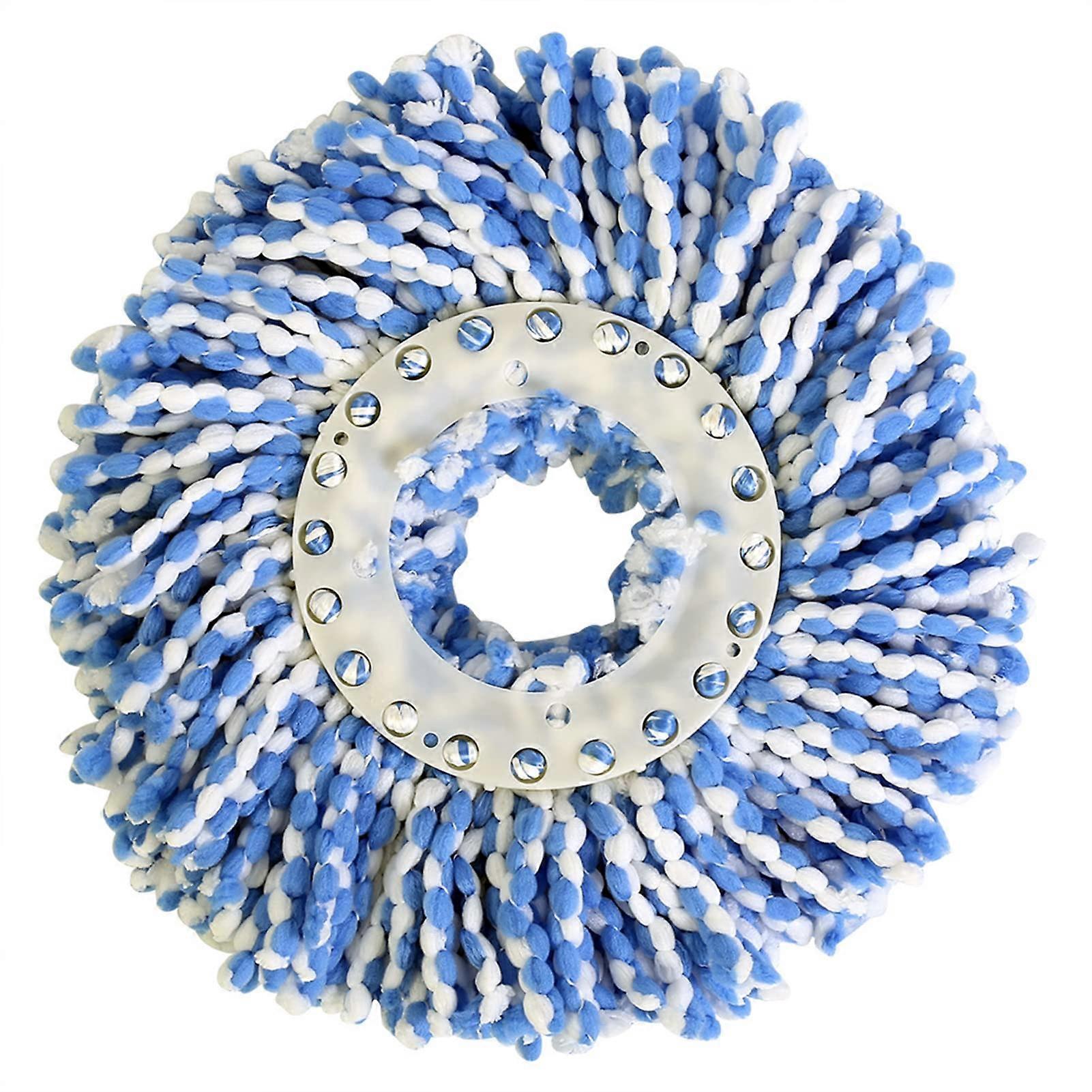 Spin Mop Replacement Head Blue, 360° Rotating  Absorbency Microfiber Refill for Floor Cleaning