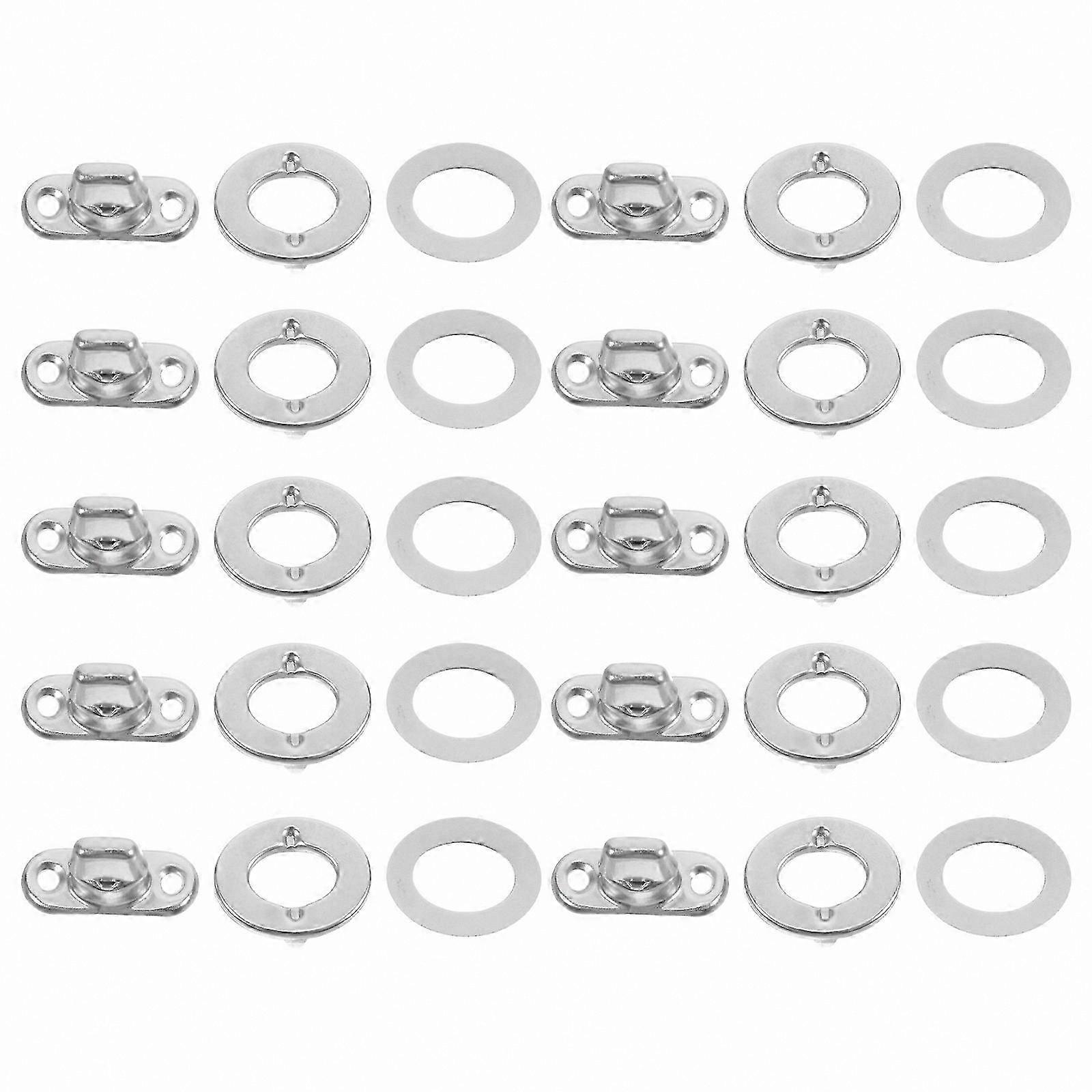 Rotating Button Studs Stainless Steel Fasteners for Secure Installation 10 Sets