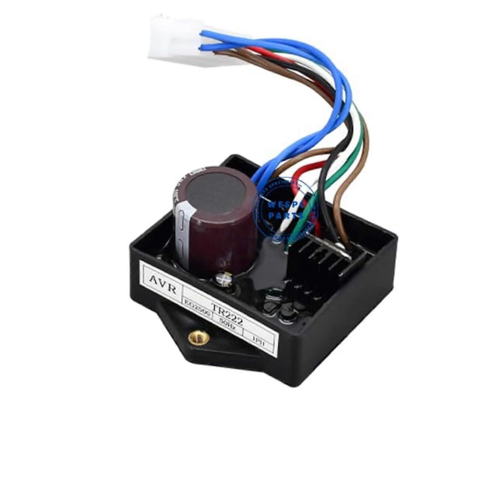 TR222 AVR Automatic Voltage Regulator for EG2500 Gasoline Generator, Stable Voltage Control