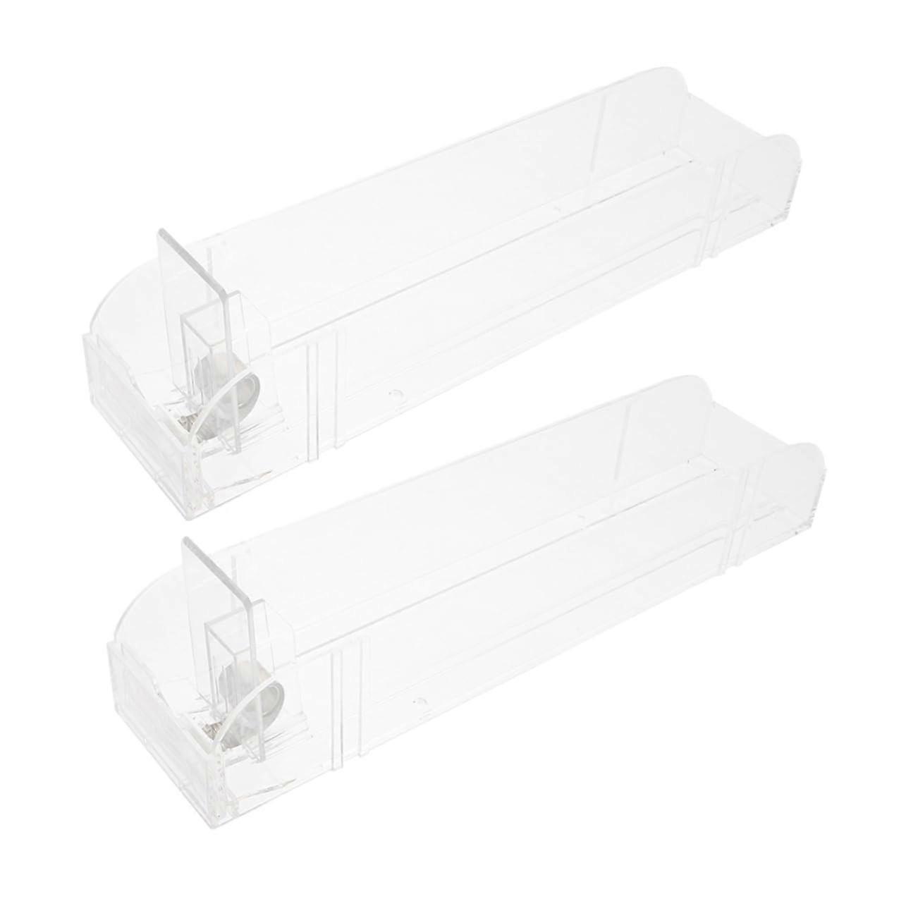 2pcs SingleSided Automatic Cigarette Pusher Display Rack Organizer for Retail and Convenience Stores