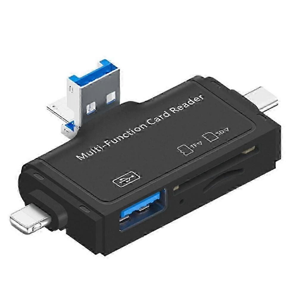 OTG Adapter USB 2.0 SD Card Reader USB C Card Reader TF/Micro-SD Memory Illuminated OTG Flash Drive Reader Adapter