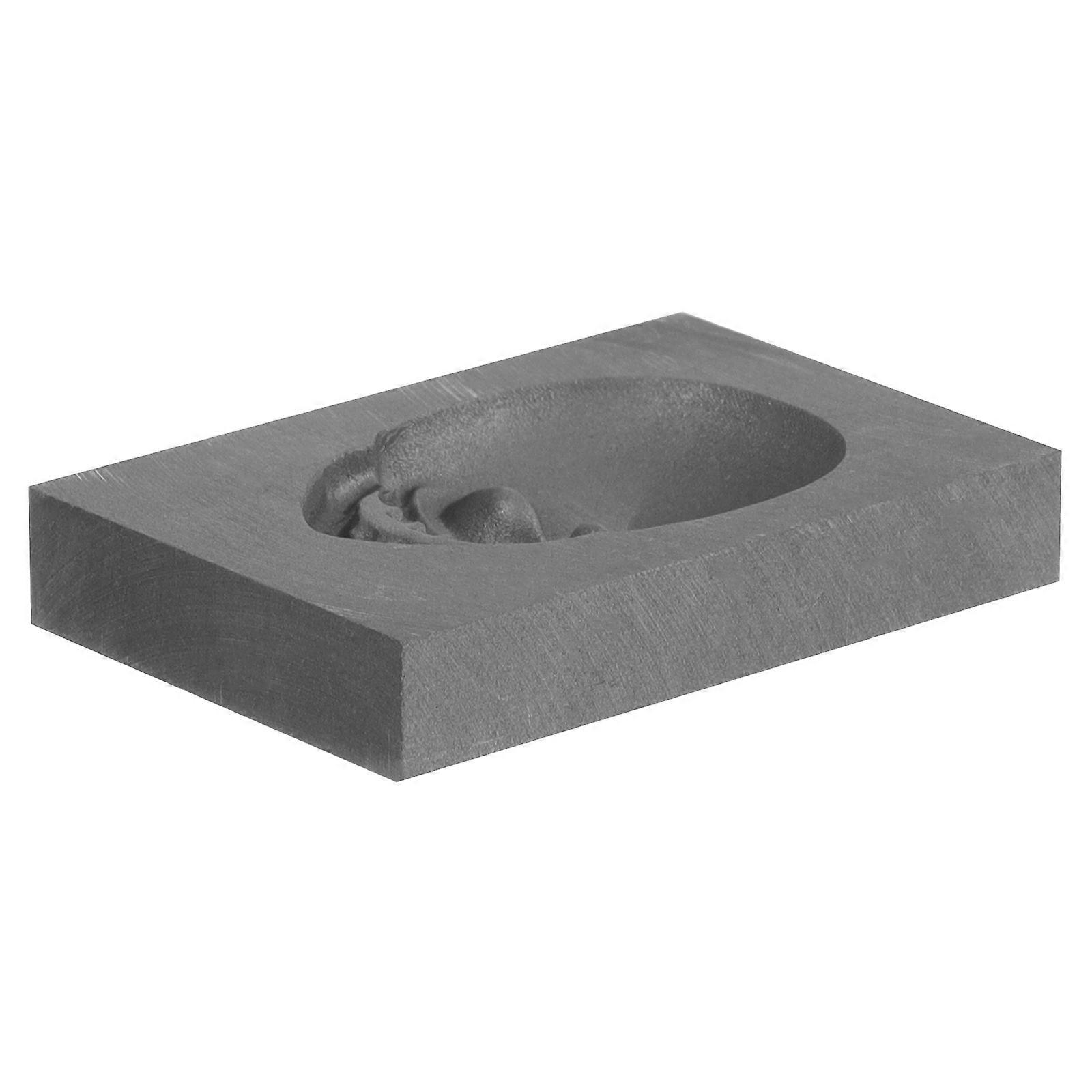 Graphite Ingot Mold Skull Shaped for Melting Gold Silver Casting Mold