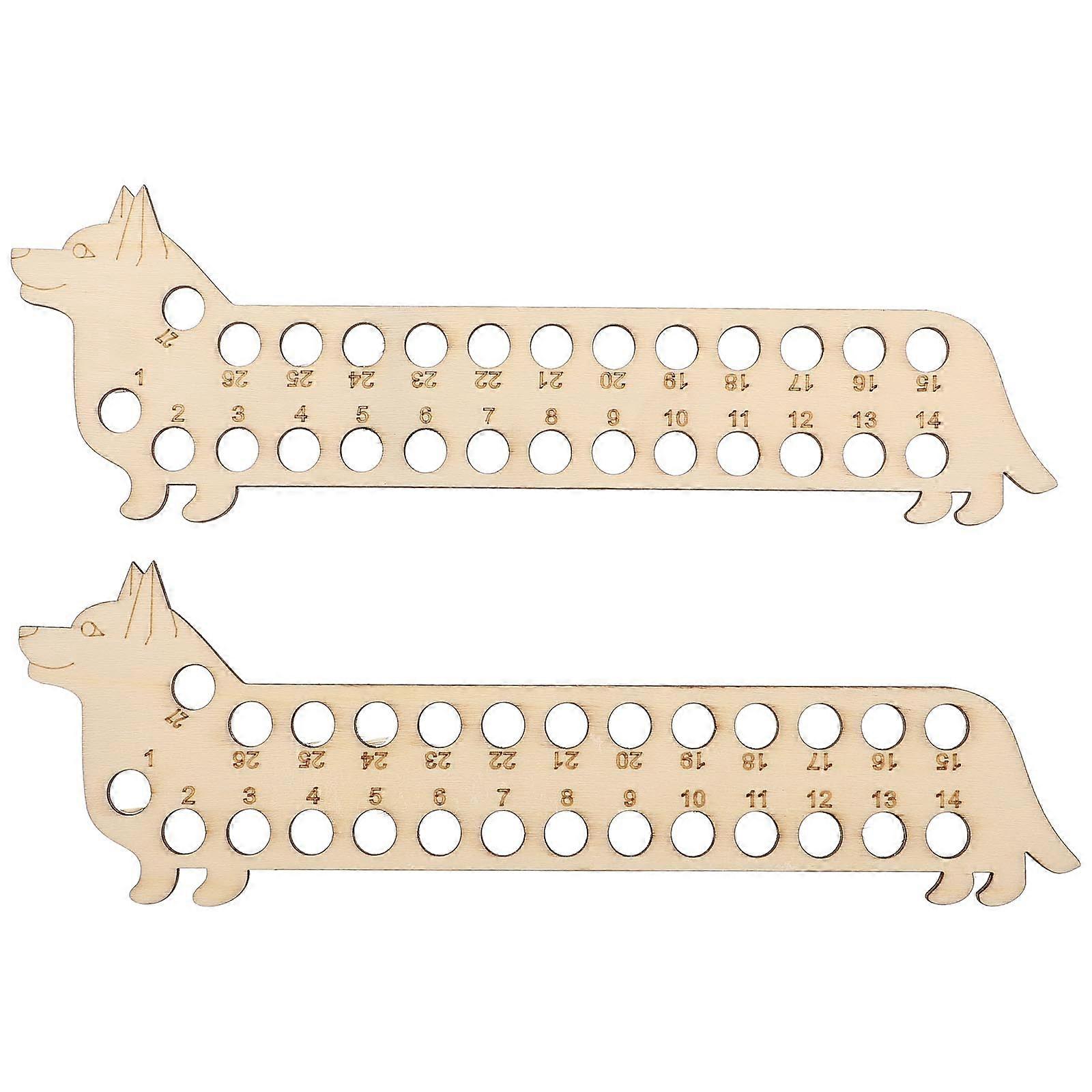 Wood Threading Board Colored Wood Thread Winding Plate Storage Holder Embroidery Projects Separate Various Remaining Threads 2Set