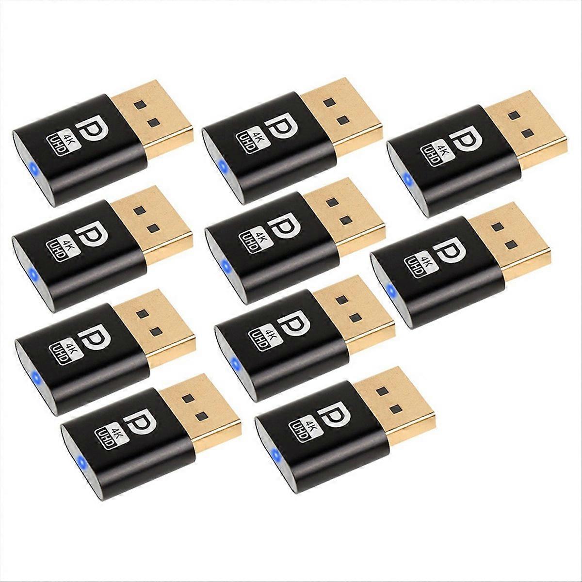 DP Virtual Display Adapter DP Dummy Plug Accessories 10Pcs