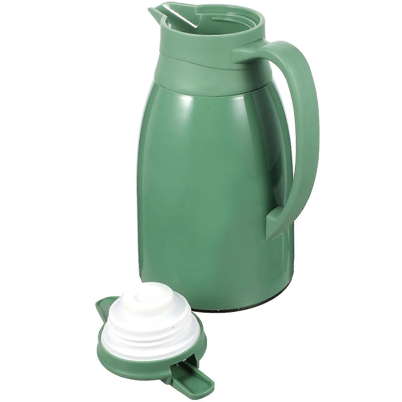Hot Water Insulated Water Bottle with Handle Multi-Function Green Jug 1000Ml