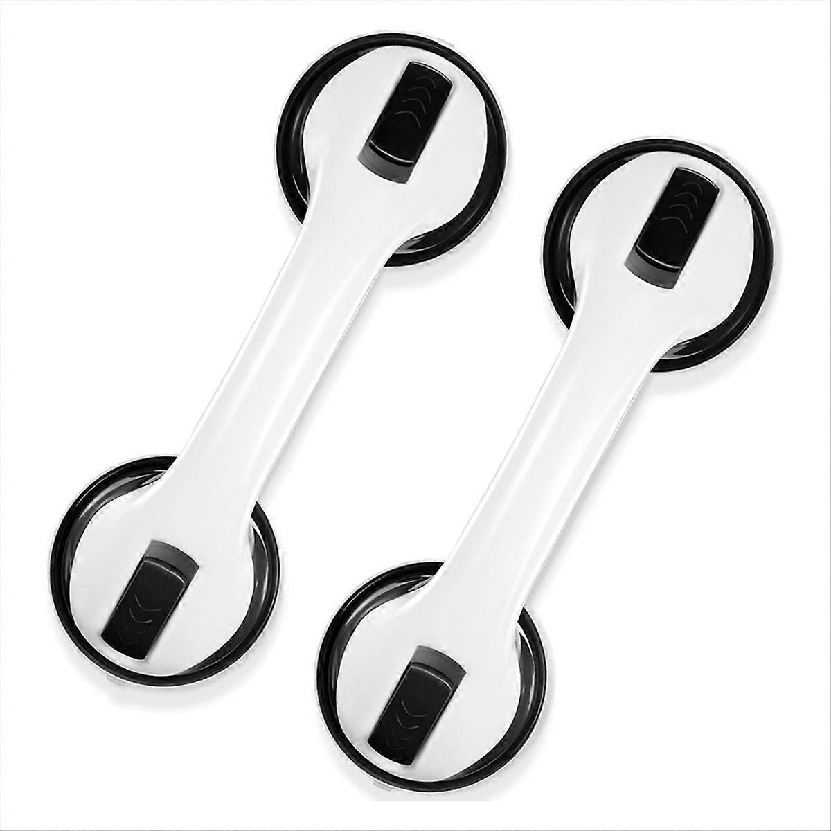 2 Pack Shower Handle 11.4 Inch Suction Shower Bar, Safety Bars