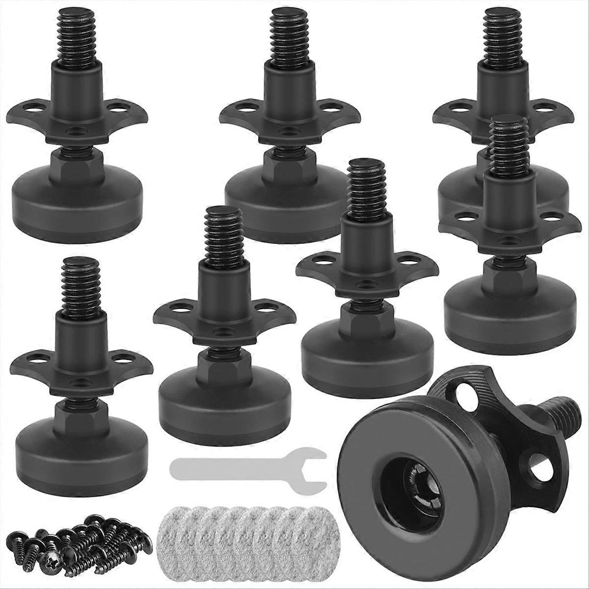 Furniture Leveler 3/8 inch-16 Threaded with -Nut Kit Adjustable