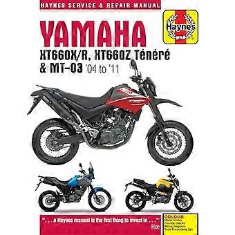 Yamaha XT660 & MT-03 servizio e riparazione manuale 2004-2011