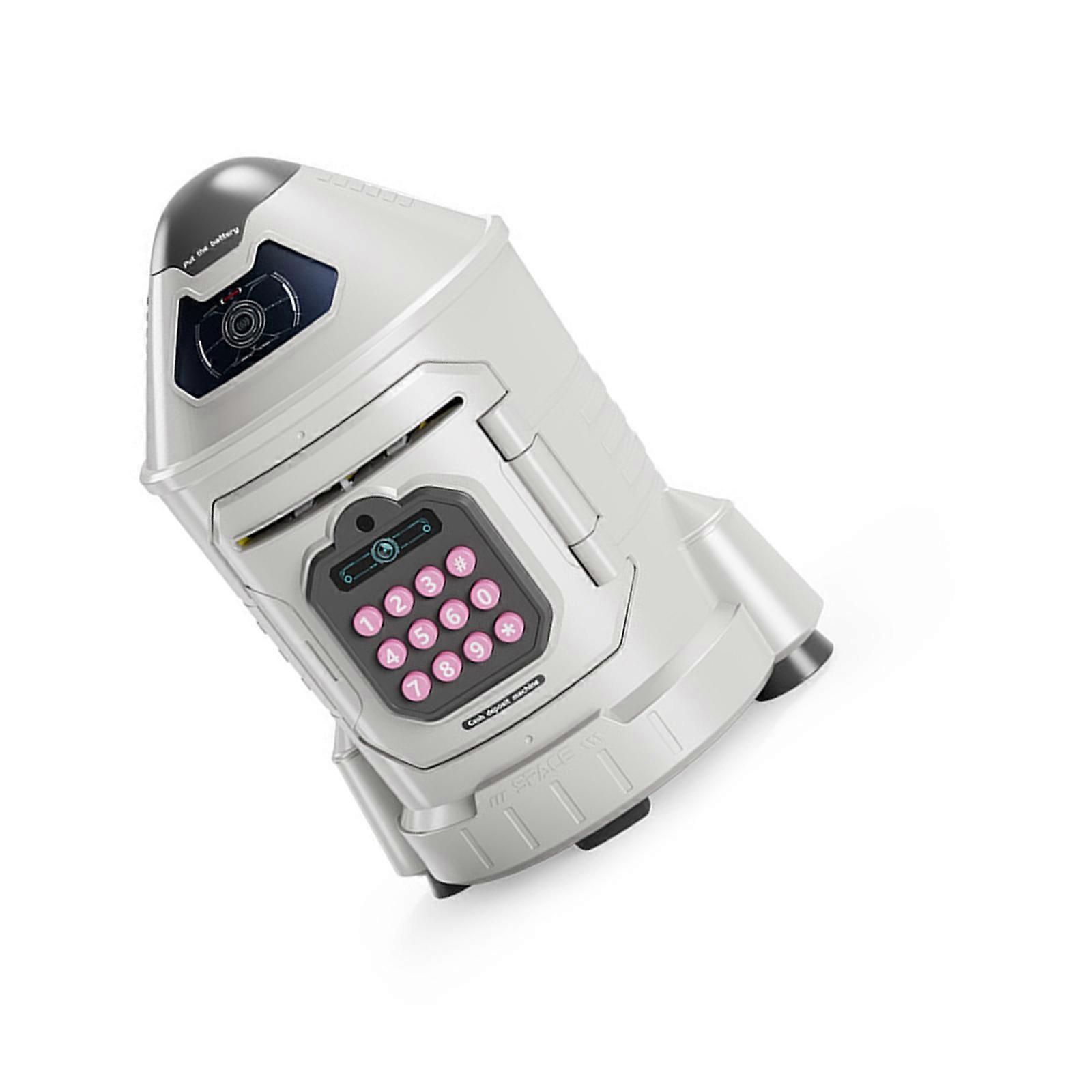 Electronic Savings Device With Auto Currency Roller And Secure Code exclude battery  Pink