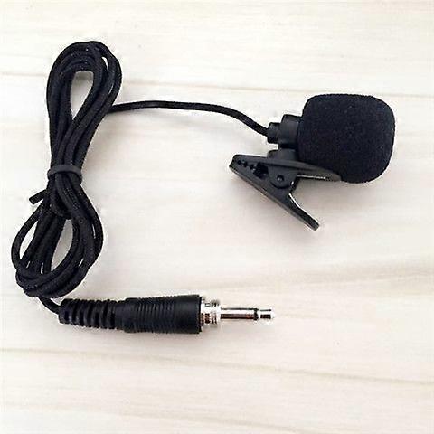 Wireless transmitting box for loudspeaker clip with universal headset microphone. 3.5-pin interface, threaded.