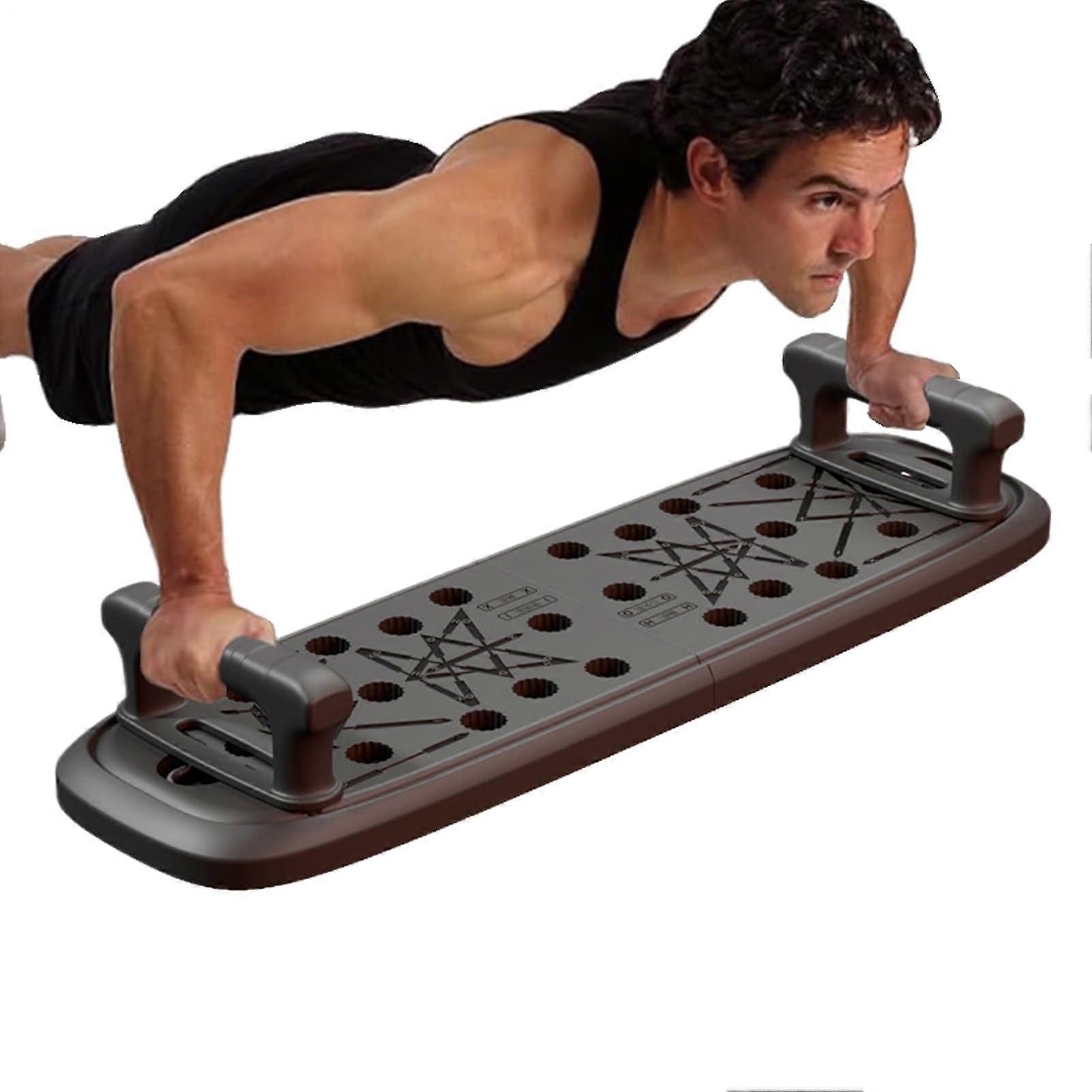 Adjustable Push Up Board with Handles for Balanced Muscle Training Chest Shoulders Back