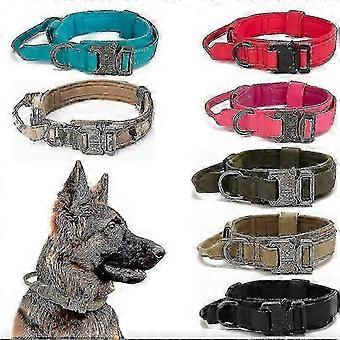 Universal Tactical-dog Collar Military-nylon Heavy Duty For Dogs Training,z
