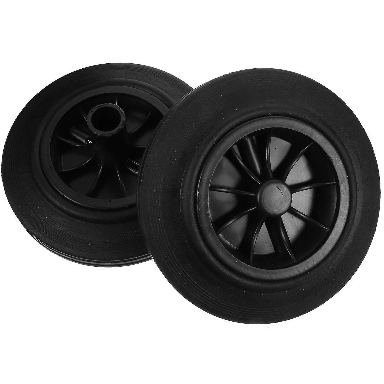 Trash Can Wheels Waste Bin Wheels Replacement for Garbage Bin 4Pcs