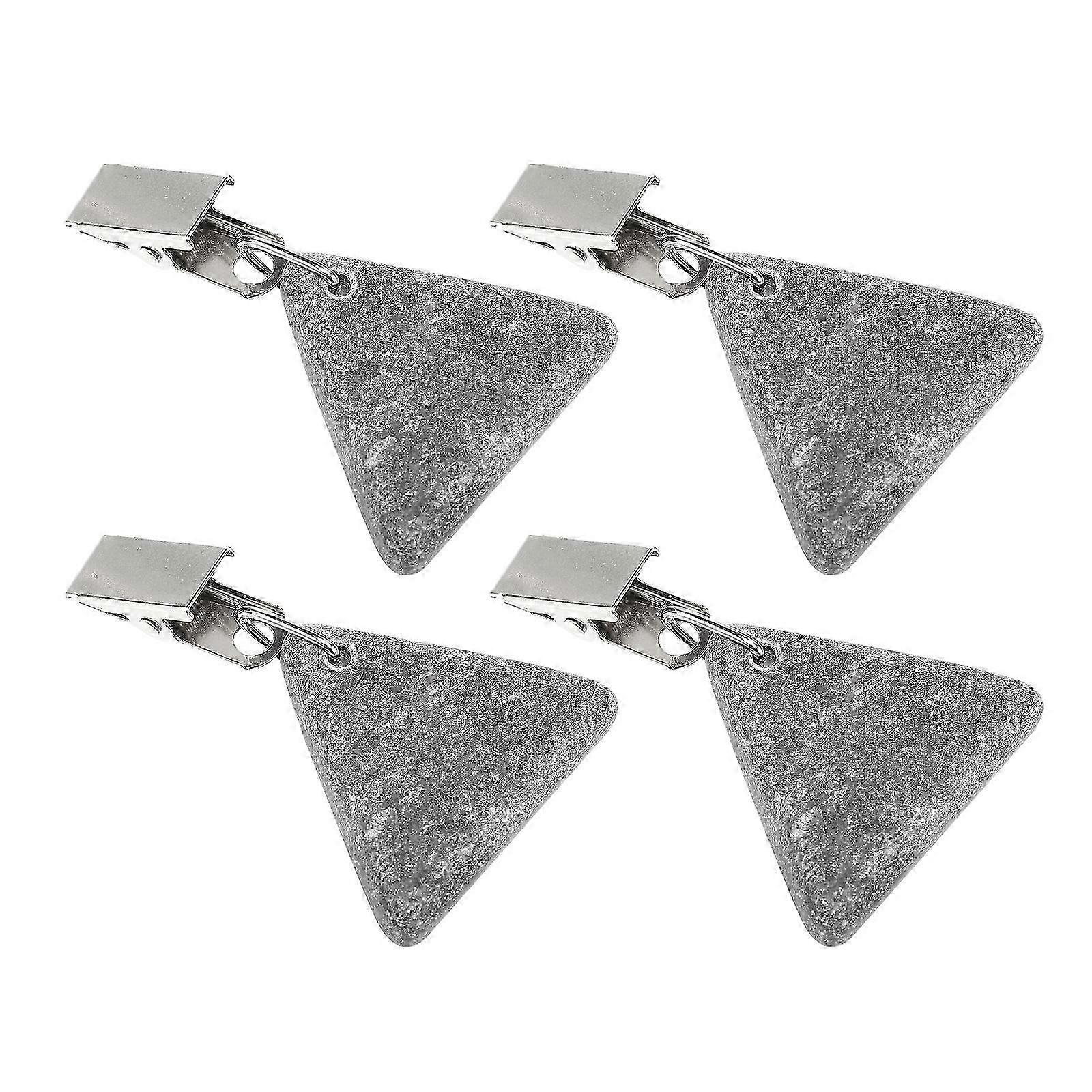 Windproof Tablecloth Weights Clip Compatible withHome Use 12Pcs Grey Marble