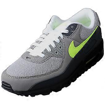 Nike Air Max 90 Heren Fashion Trainers in Zwart Grijs