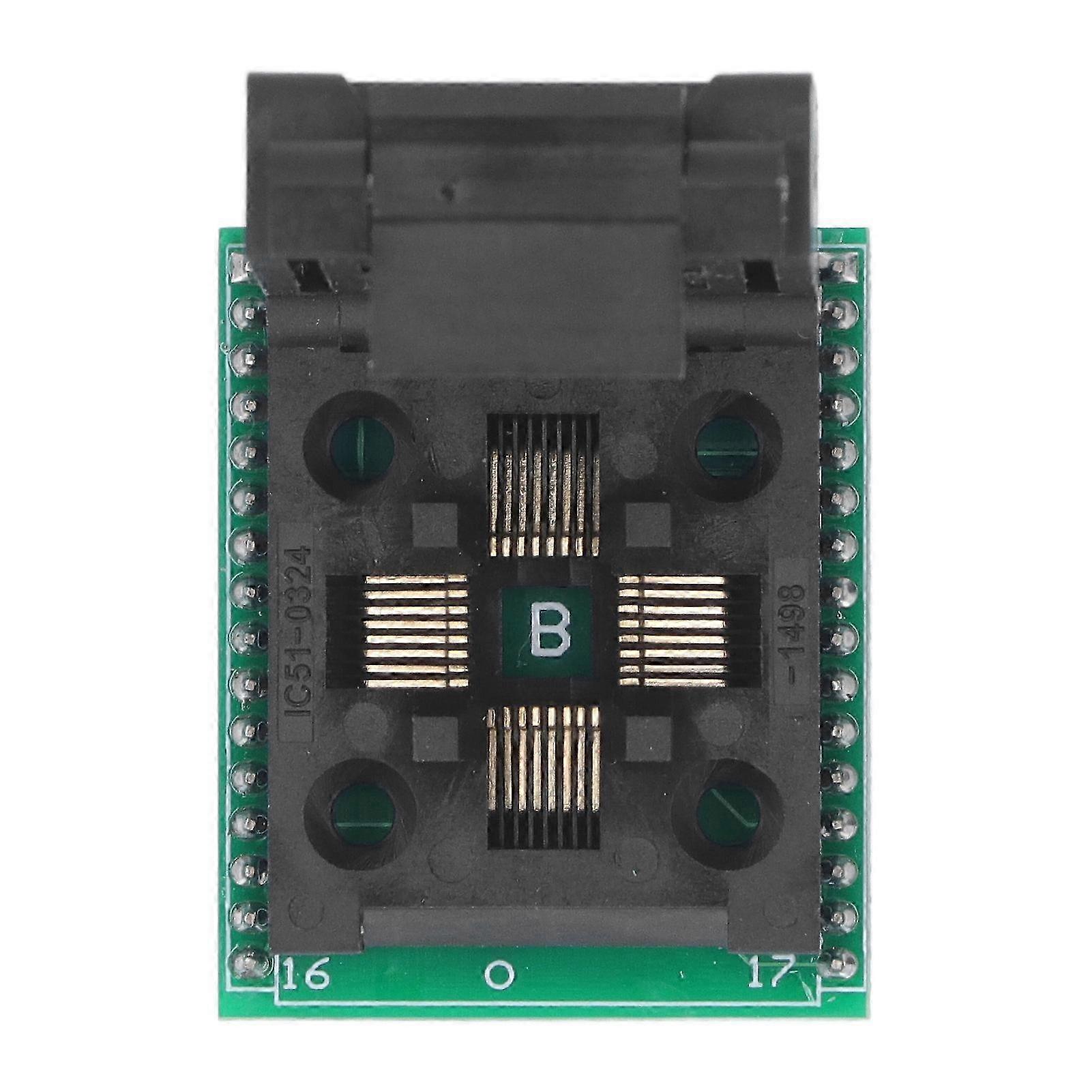 TQFP32 QFP32 to DIP32 Programming Socket 2.54mm Pin Pitch Test Socket compatible with PCB Adapter DIY Electronics Development