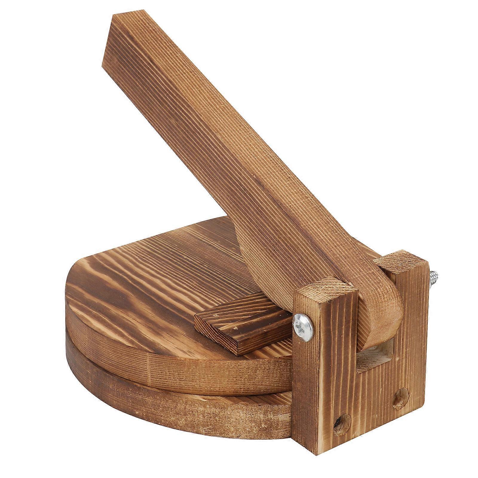 1pc Wooden Dumpling Wrapper Presser Dumpling Pressing Tool for Kitchen Home