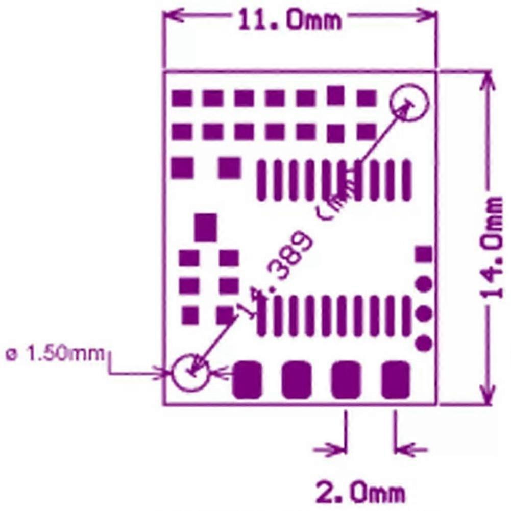 PMW3901 Optical Flow Module - PV3901L1 Mini Sensor for Drone Hovering & Positioning, Multi-Rotor Flight Controller