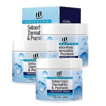 1-3X Seborrheic Dermatitis Crème, Hoofdhuidbehandeling voor Psoriasis, Folliculitis, Droge Jeukende Hoofdhuid - HF