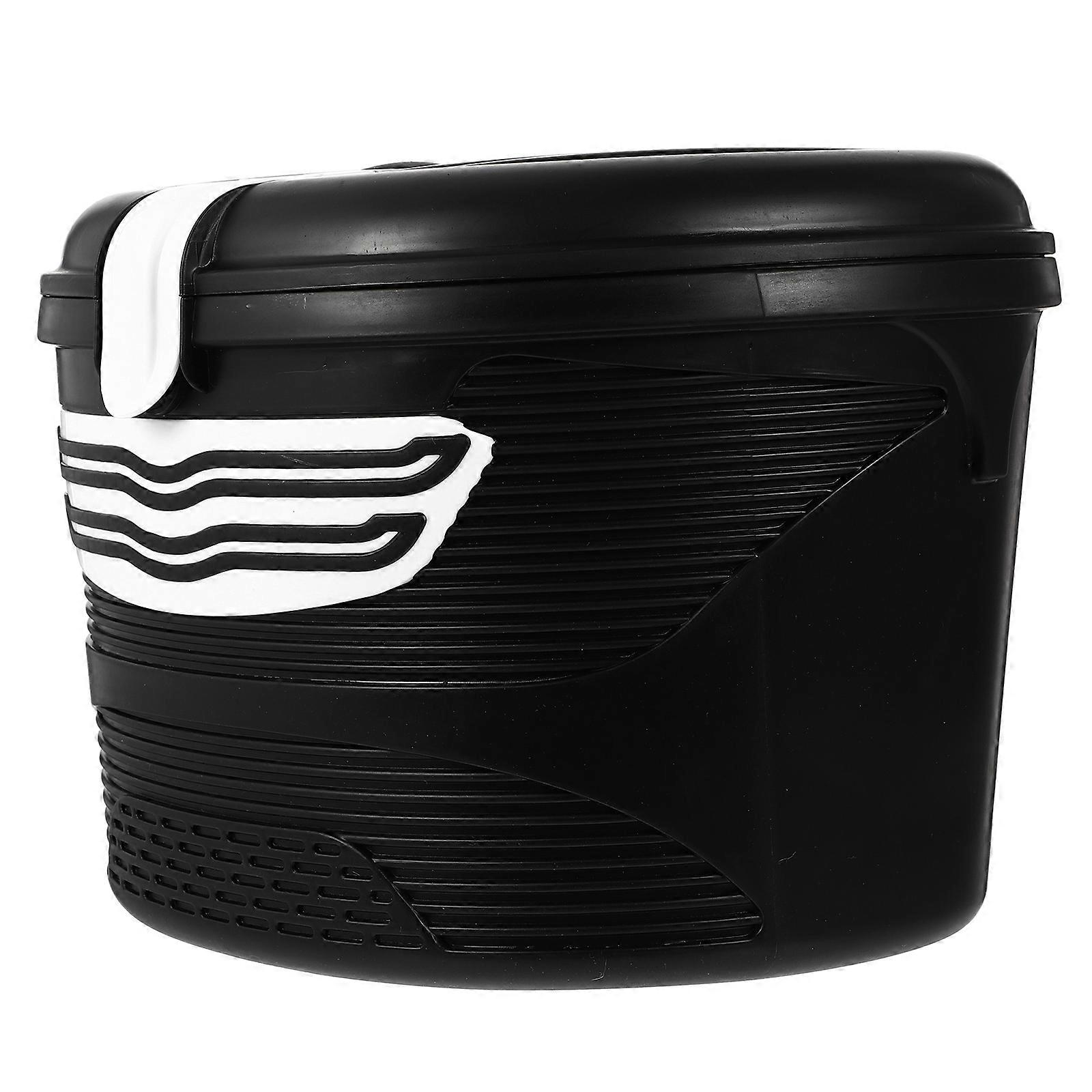 Electric Vehicle Basket Front Frame Lockable Plastic Storage 1Set