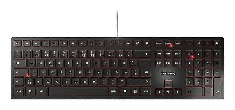 Qwertz Tysk Sort Kc 6000
