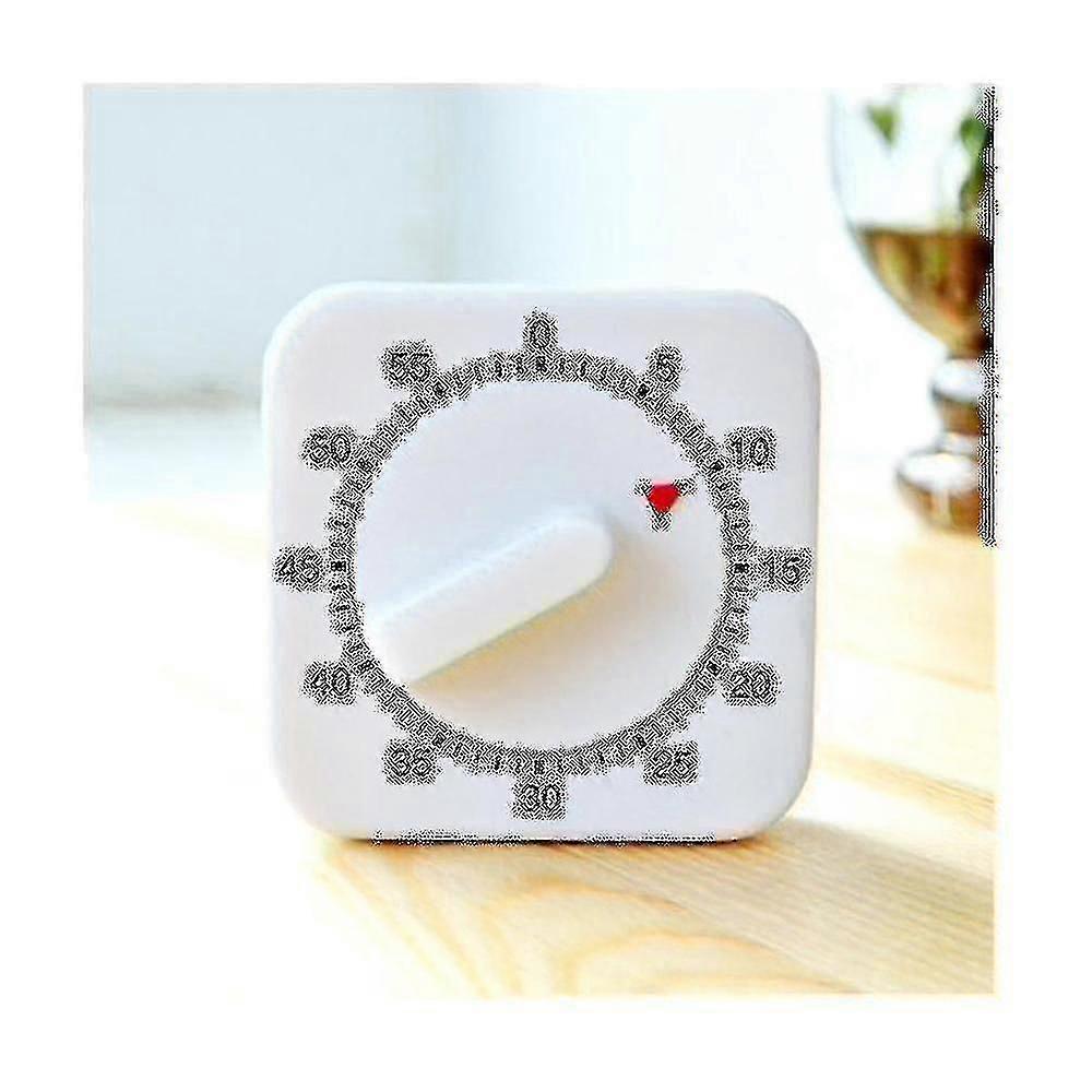 2-pack Square 60 Mechanical Kitchen Timer,chef Cooking Timer Clock With Loud Alarm