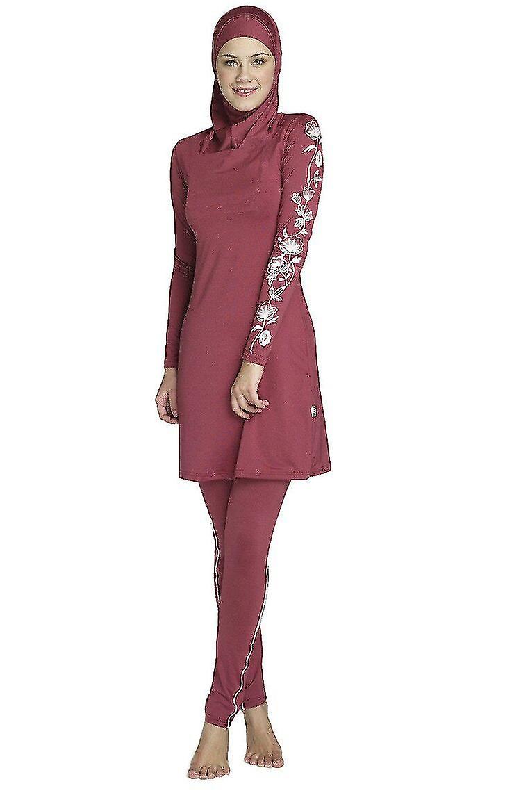 Maillots de bain musulmans séparés Taille Plus Maillots de bain Femmes Maillots de bain Maillots de bain islamiques Vêtements pakistanais Femme Maillots de bain Féminin à capuche
